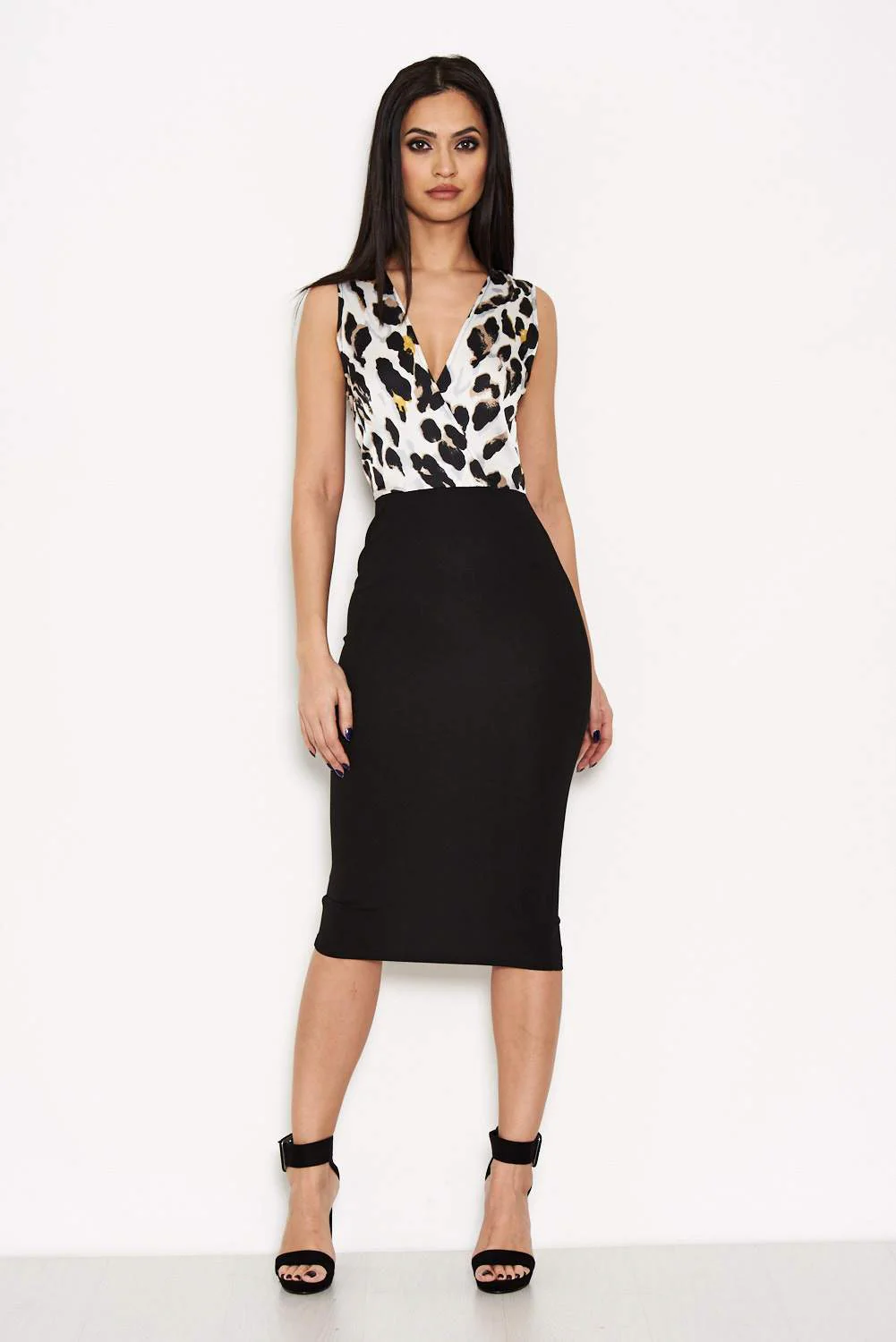 2 in 1 Leopard Print Dress - Image 2