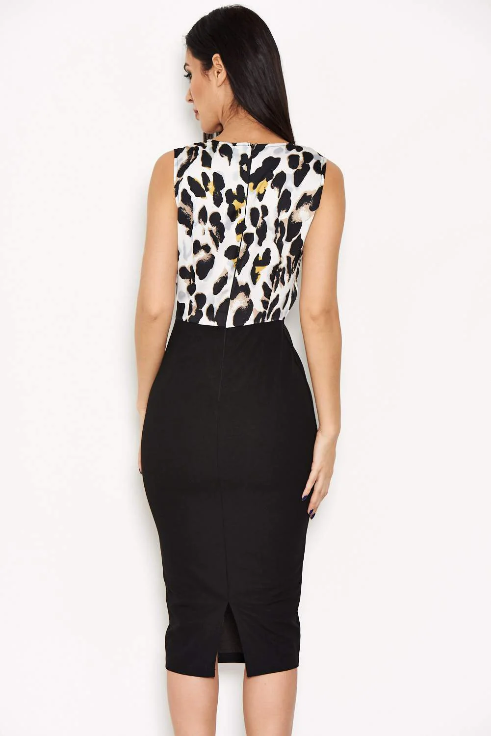 2 in 1 Leopard Print Dress - Image 3