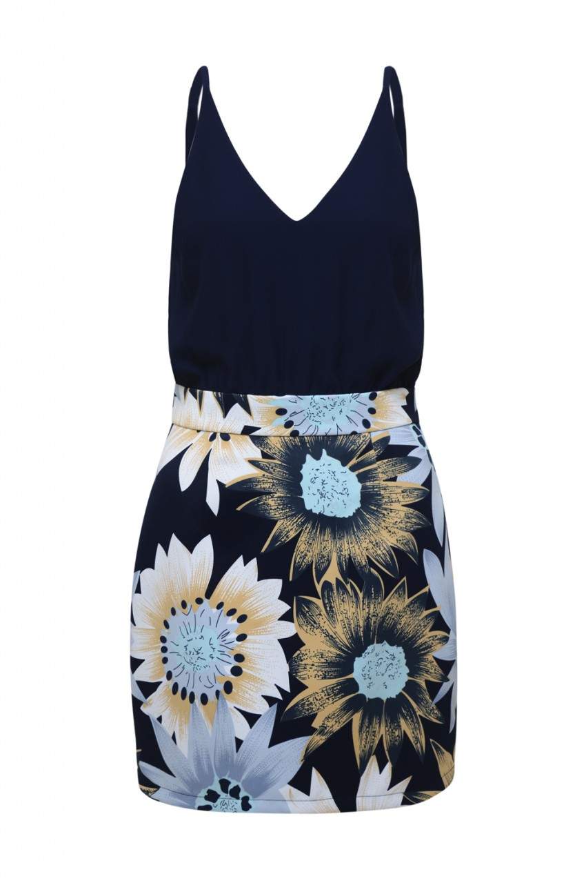 2 In 1 Sunflower Print Dress - Image 4