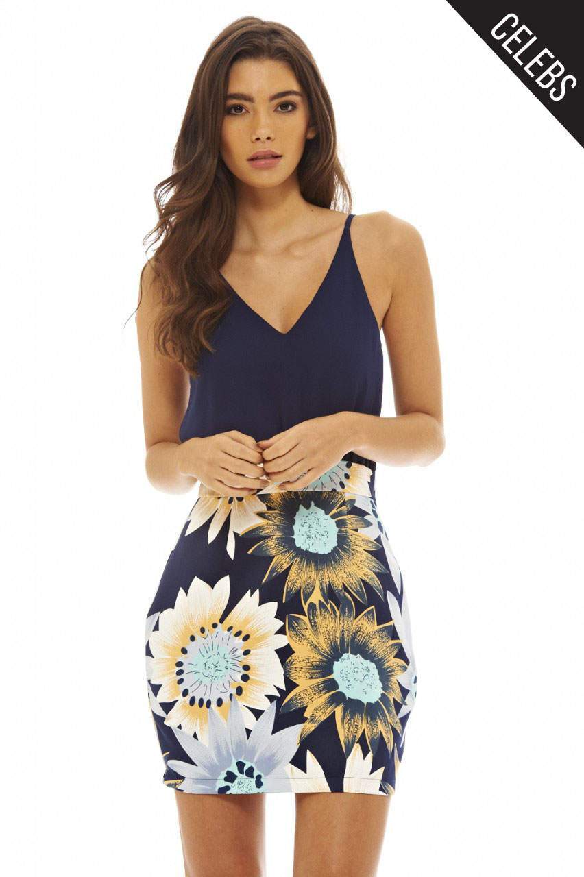 2 In 1 Sunflower Print Dress - Image 7