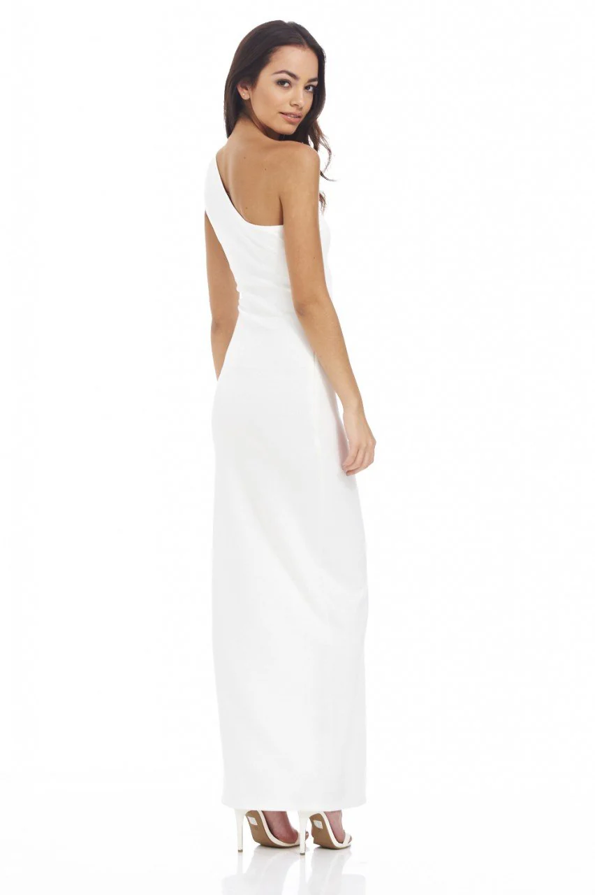 Asymmetric Maxi Dress - Image 4