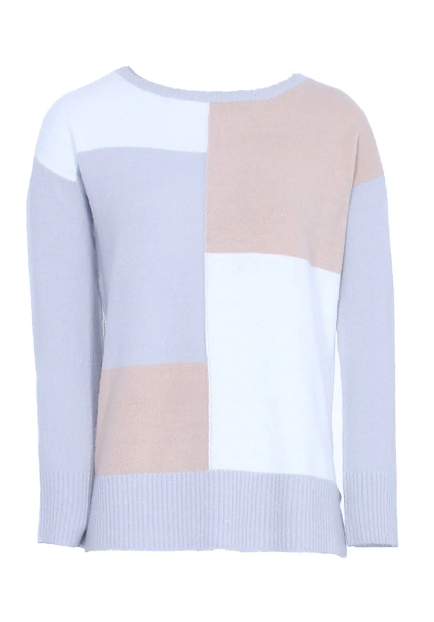 Beige Patchwork Jumper - Image 4