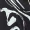 Black Abstract Stripe Print Long Cuff Sleeved Top - Image 6