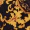 Black And Gold Patterned Shift Dress With Flared Sleeves - Image 5