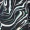 Black And Green Marble Print Dip Hem Midi Dress - Image 5