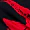 Black And Red Print One Sleeve Ruched Side Mini Dress - Image 5