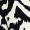 Black And White Abstract Print Racer Neck Frill Hem Midi Dress - Image 5