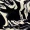 Black And Cream Printed Frill Front Midi Dress - Image 5