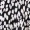 Black And White Printed Frill Hem Short Sleeve Midi Dress - Image 7