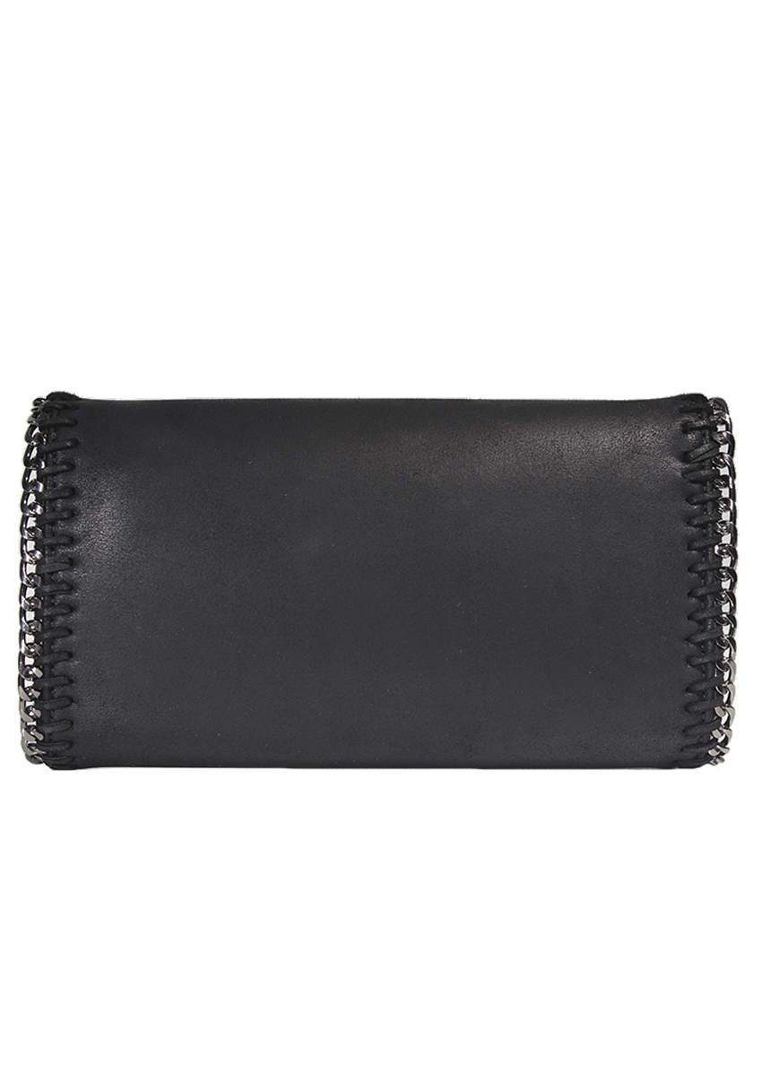 Black Chain Detail Clutch Bag - Image 3