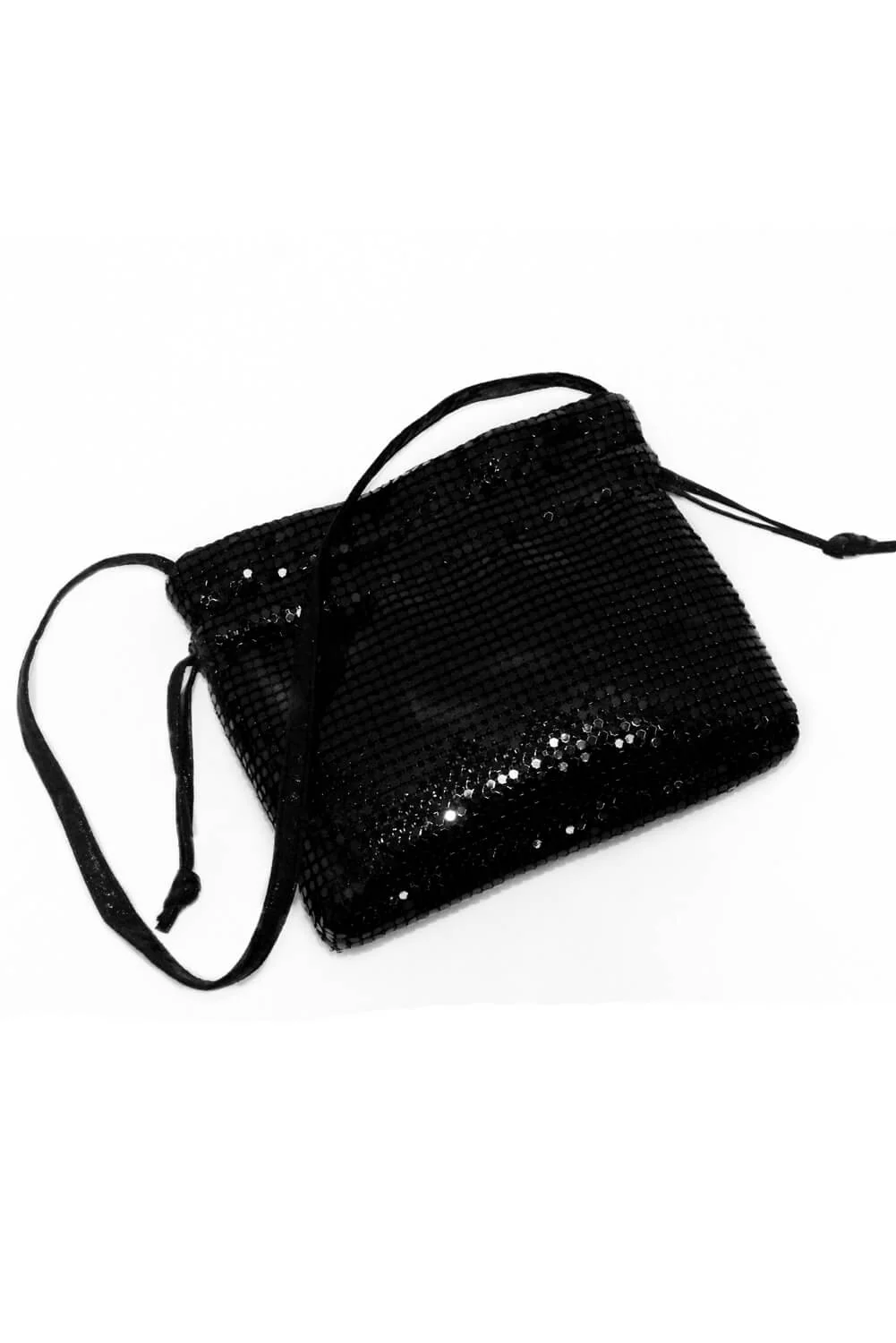Black Chain Detail Pouch Bag - Image 3