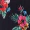 Black Floral Frill Detail Mini Dress - Image 5