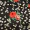 Black Floral Frill Hem Dress - Image 7