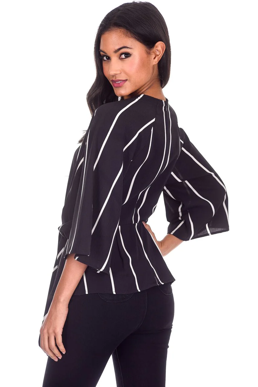 Black Striped Top - Image 3