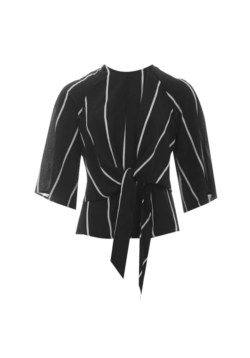 Black Striped Top - Image 4