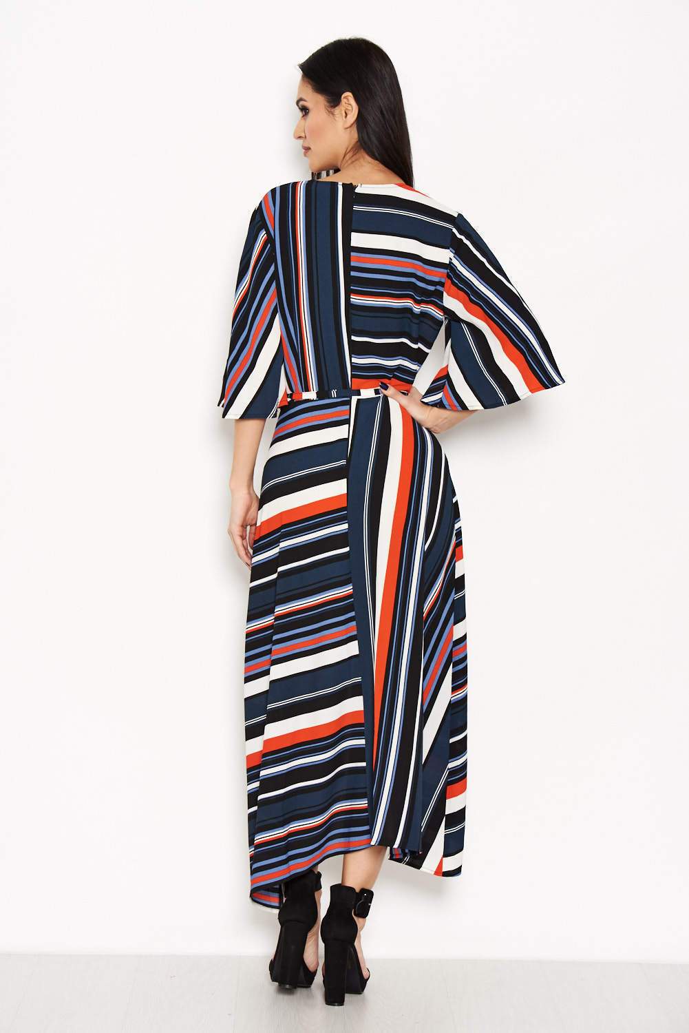 Block Colour Stripe Maxi Dress - Image 3