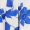Blue And Cream Floral Print Tie Halter Neck Midi Dress - Image 6