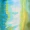 Blue And Green Smudge Stripe Print Tie Waist Strappy Midi Dress - Image 6