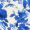 Blue And White Floral Print Strappy Cut Out Midi Dress - Image 6