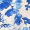 Blue And White Floral Print Tie Shoulder Mini Dress - Image 6