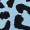 Blue Animal Printed 2 in 1 Midi Dress - Image 5