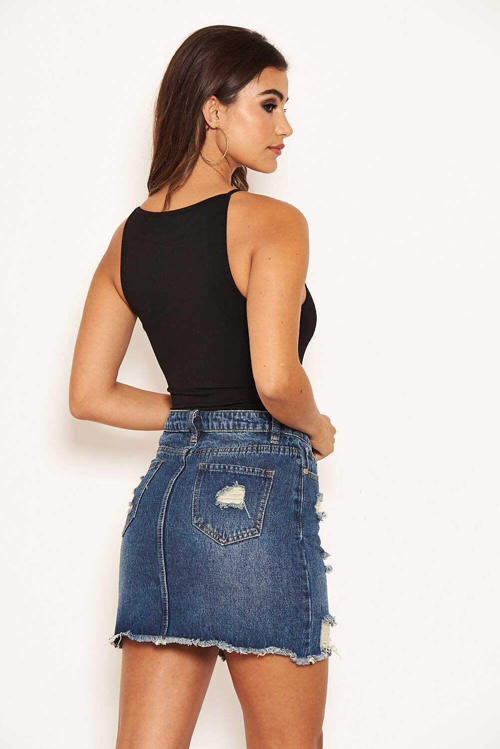 Blue Denim Skirt - Image 5