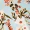 Blue Floral Print High Neck Wide Sleeve Top - Image 11