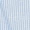 Blue Pinstripe Bardot Dress With Frill Detail And Embroidery - Image 5