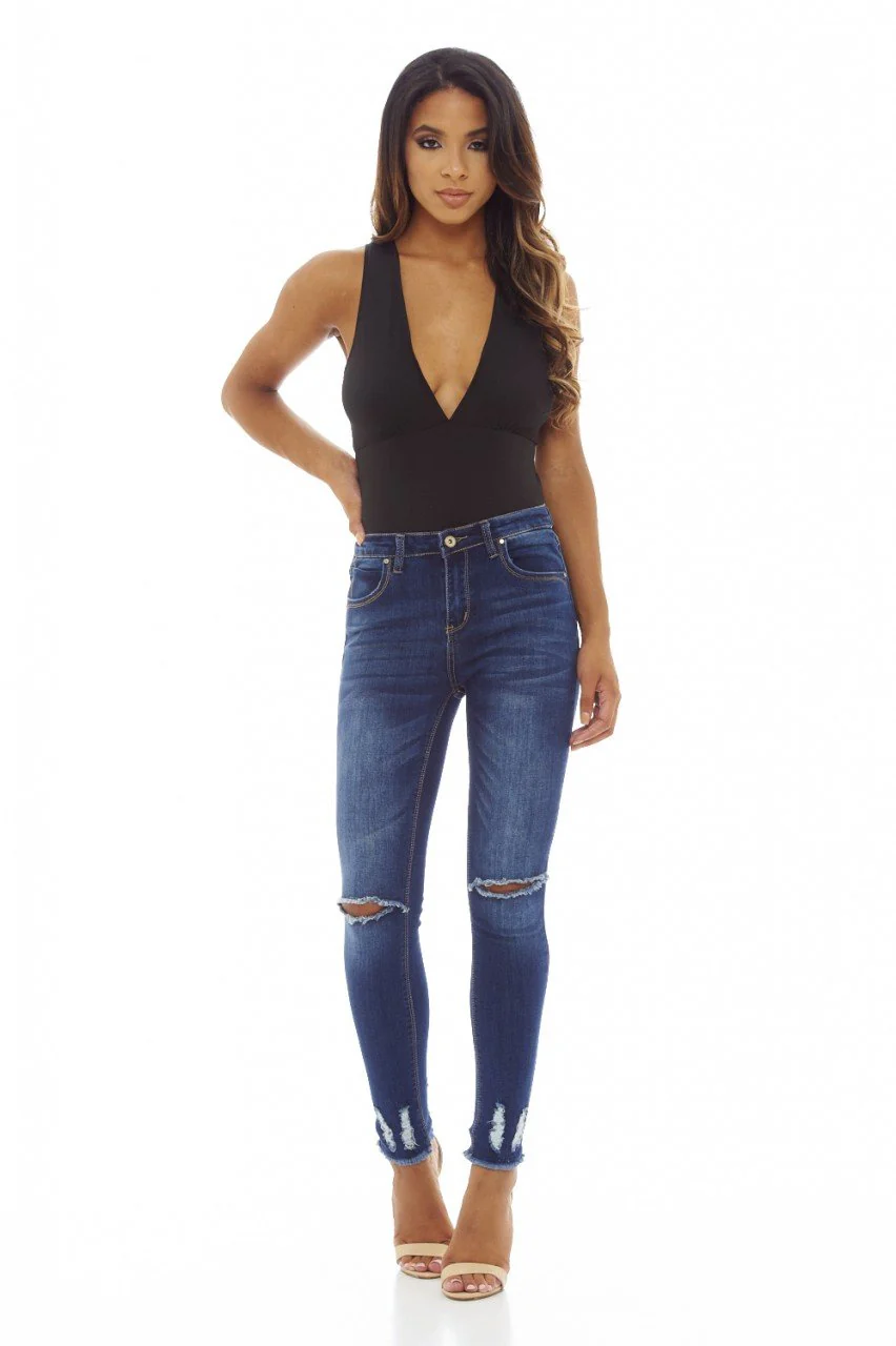 Blue Ripped Jeans - Image 2
