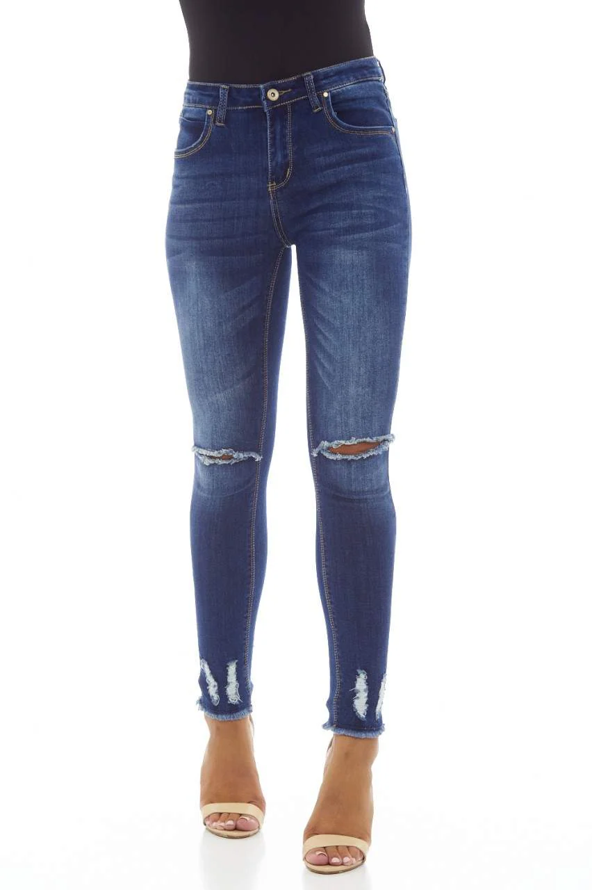 Blue Ripped Jeans - Image 4
