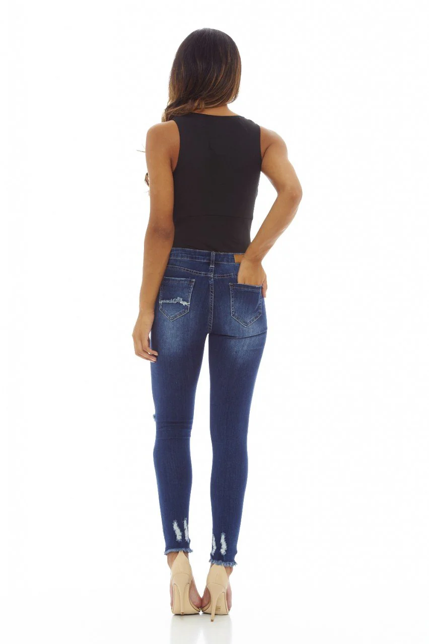 Blue Ripped Jeans - Image 5