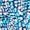 Blue Snake Print Mini Tie Waist Shirt Dress - Image 5