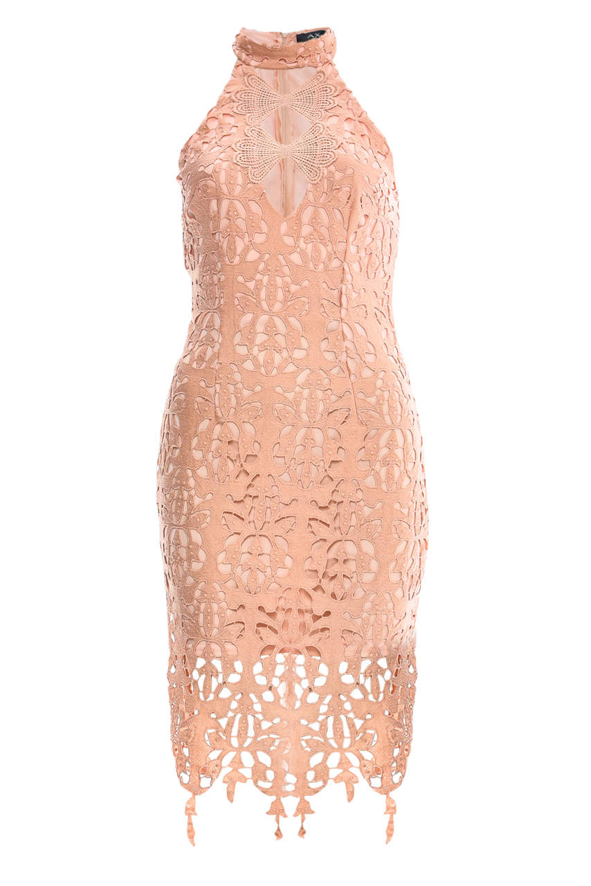 Blush Crochet Midi Dress - Image 4