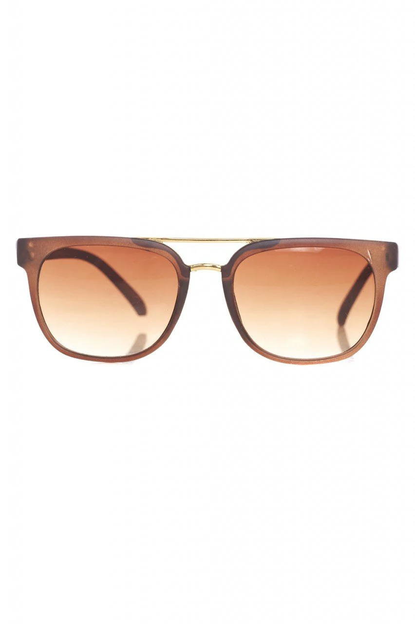 Brown Wayfarer Sunglasses - Image 4