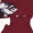 Burgundy Mini Skater Floral Dress with Sleeveless Detail - Image 6
