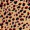 Camel Black And Red Animal Print Long Sleeve V Neck Ruched Slit Midi Dress - Image 5