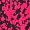 Cerise Printed Wrap Top Split Skirt Midi Dress - Image 5