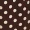 Chocolate Polka Dot Bardot Frill Culotte Jumpsuit - Image 6