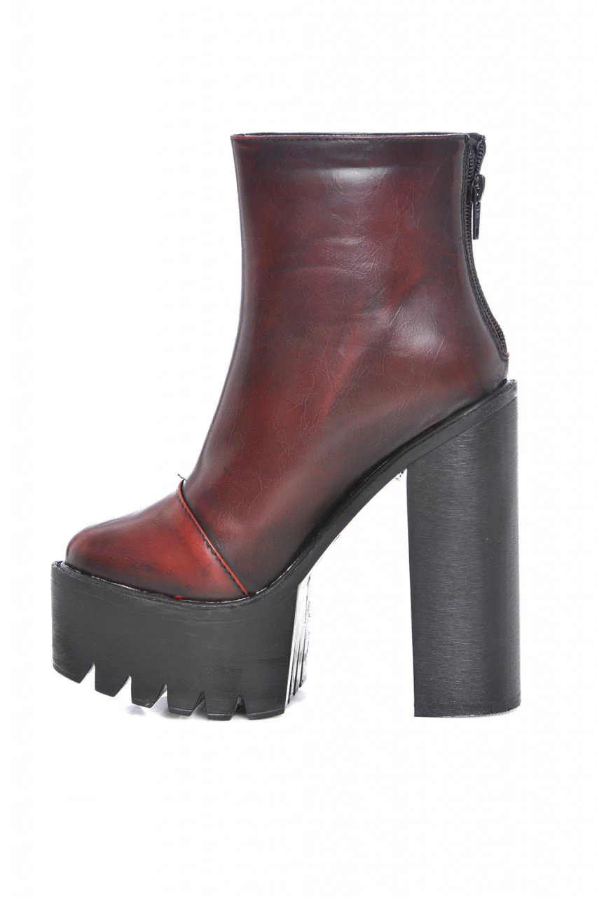 Chunky Platform Contrast Boots - Image 2