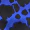 Cobalt And Black Printed Shirred High Neck Long Sleeve Top - Image 6