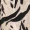 Cream And Black Brush Stroke Print Shawl Collar Open Front Blazer - Image 6