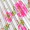 Cream and Pink Floral Print One Shoulder Pleated Satin Midi Dress - Image 6