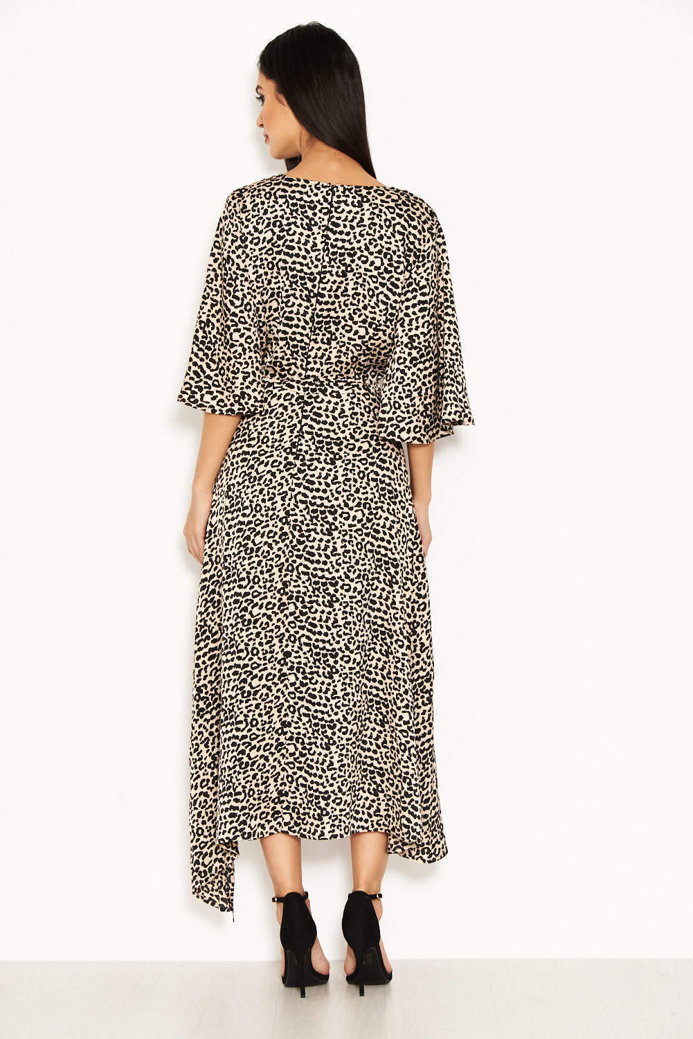 Cream Animal Printed Maxi Dress - Image 3