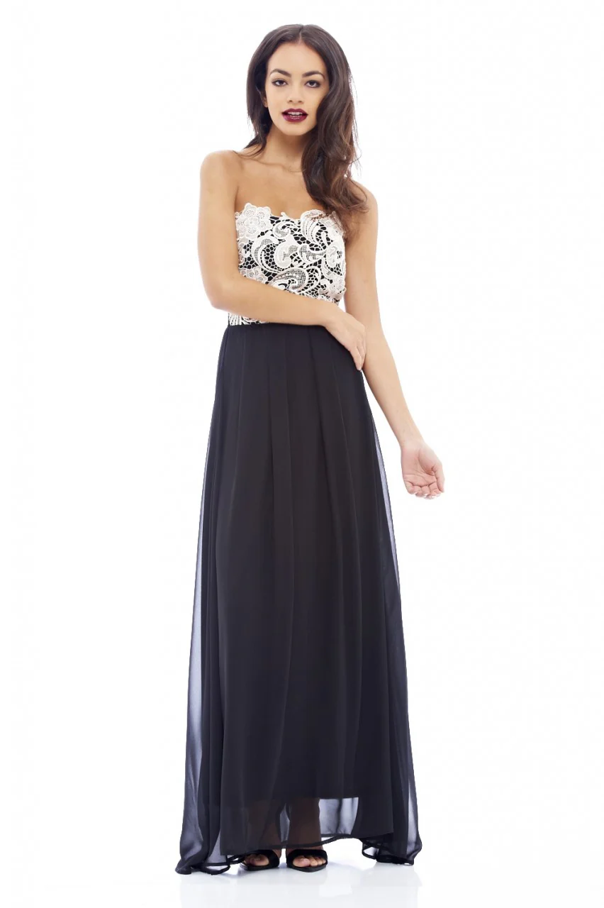 Crochet Boobtube Maxi Dress