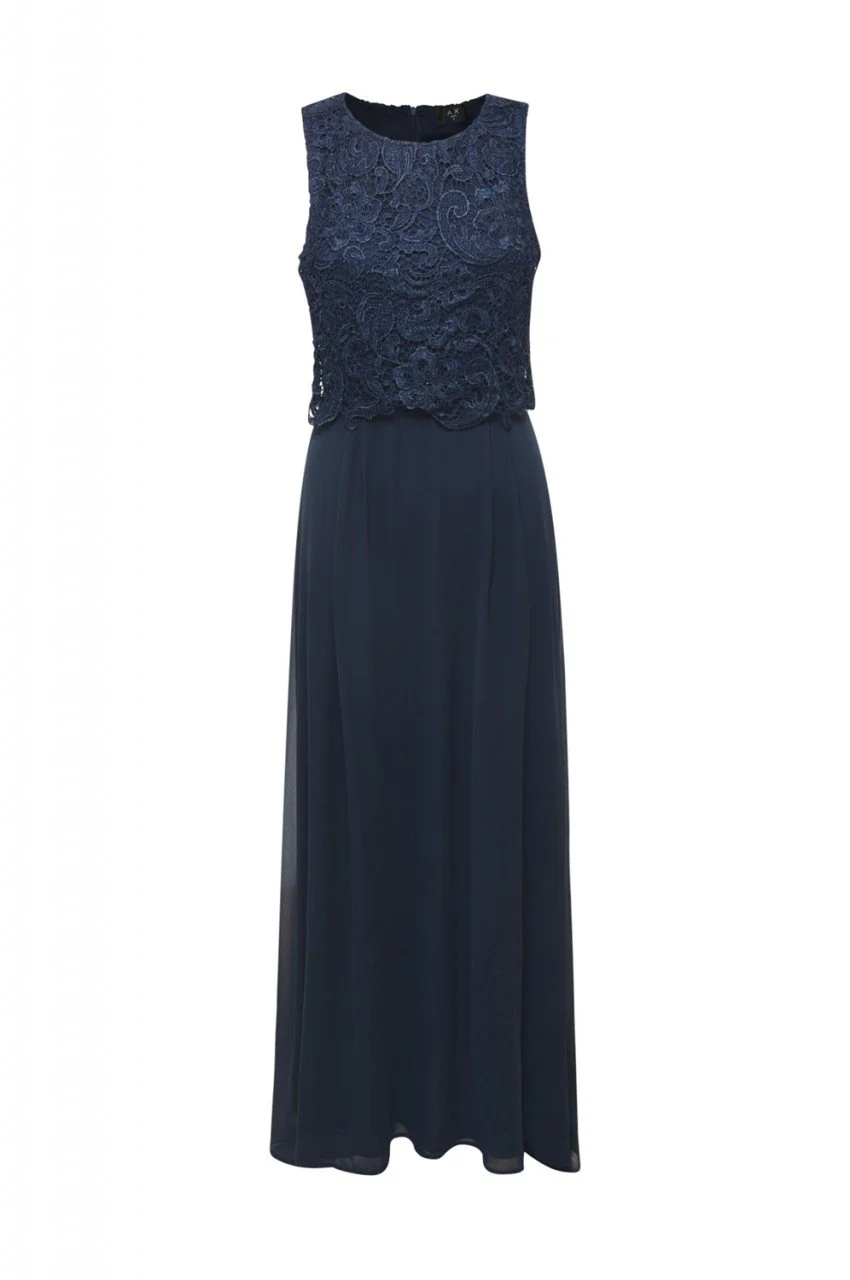Crochet Overlay Maxi Dress - Image 5