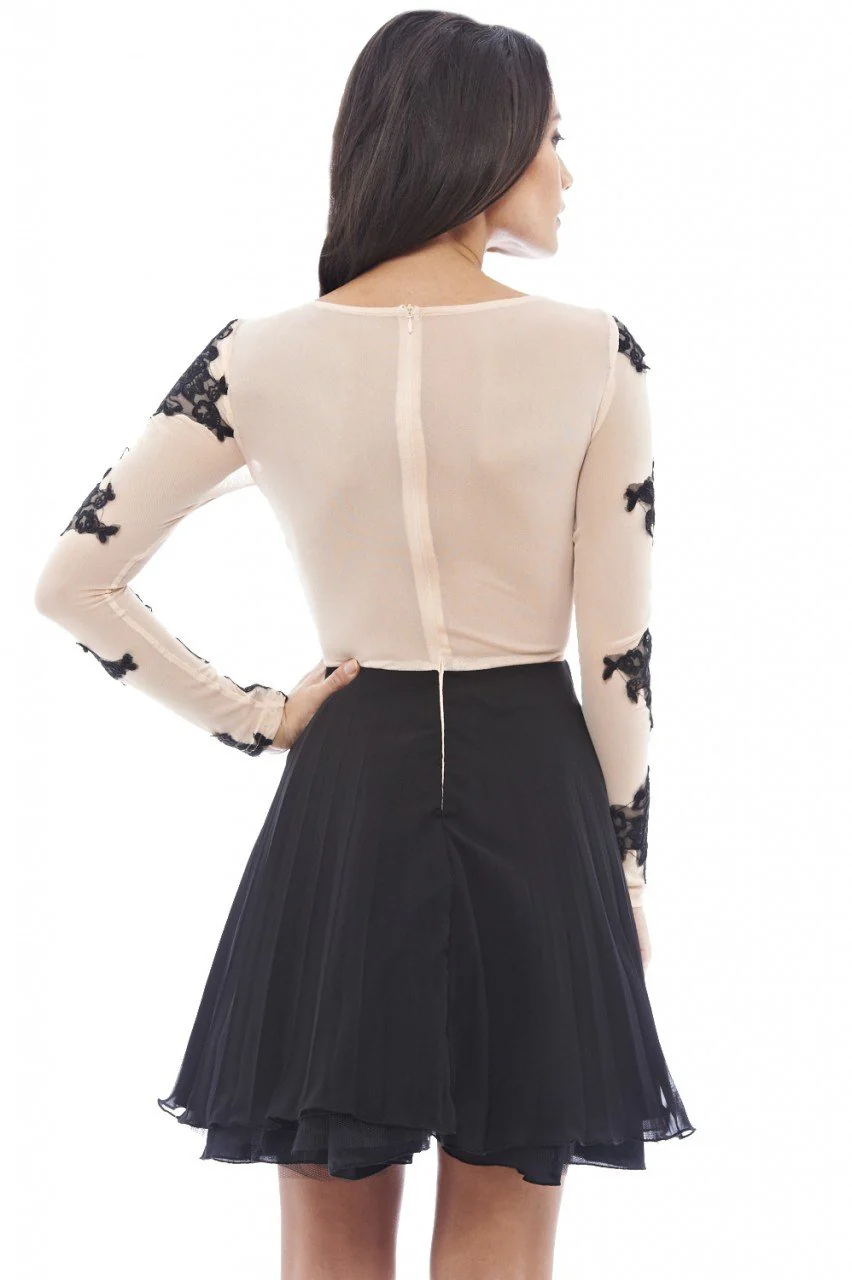 Crochet Top Skater Dress - Image 4