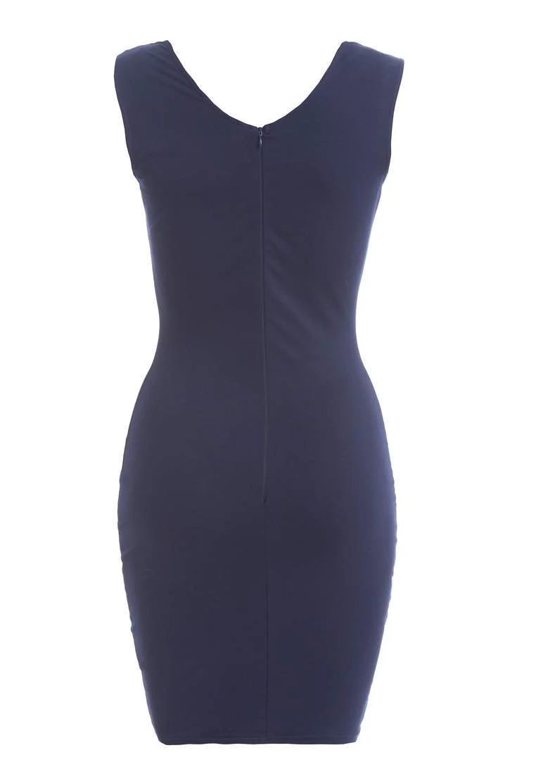 Crochet Trim Bodycon Dress - Image 6