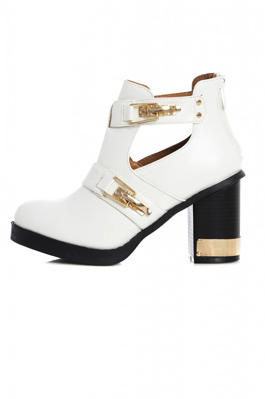 Cut Out Metal Heel Boot - Image 2