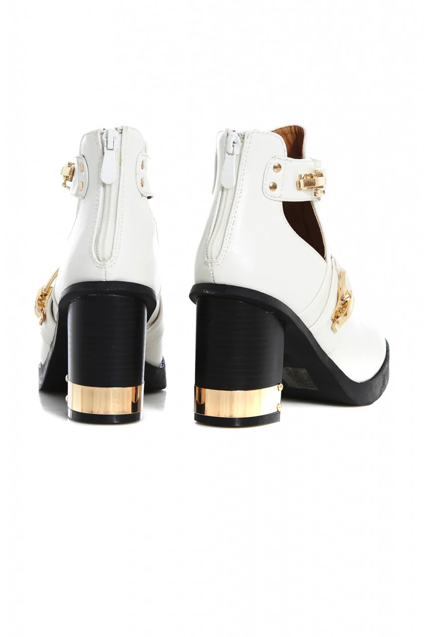 Cut Out Metal Heel Boot - Image 3