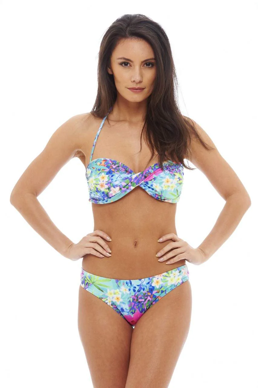 Dainty Floral Print Bikini - Image 3